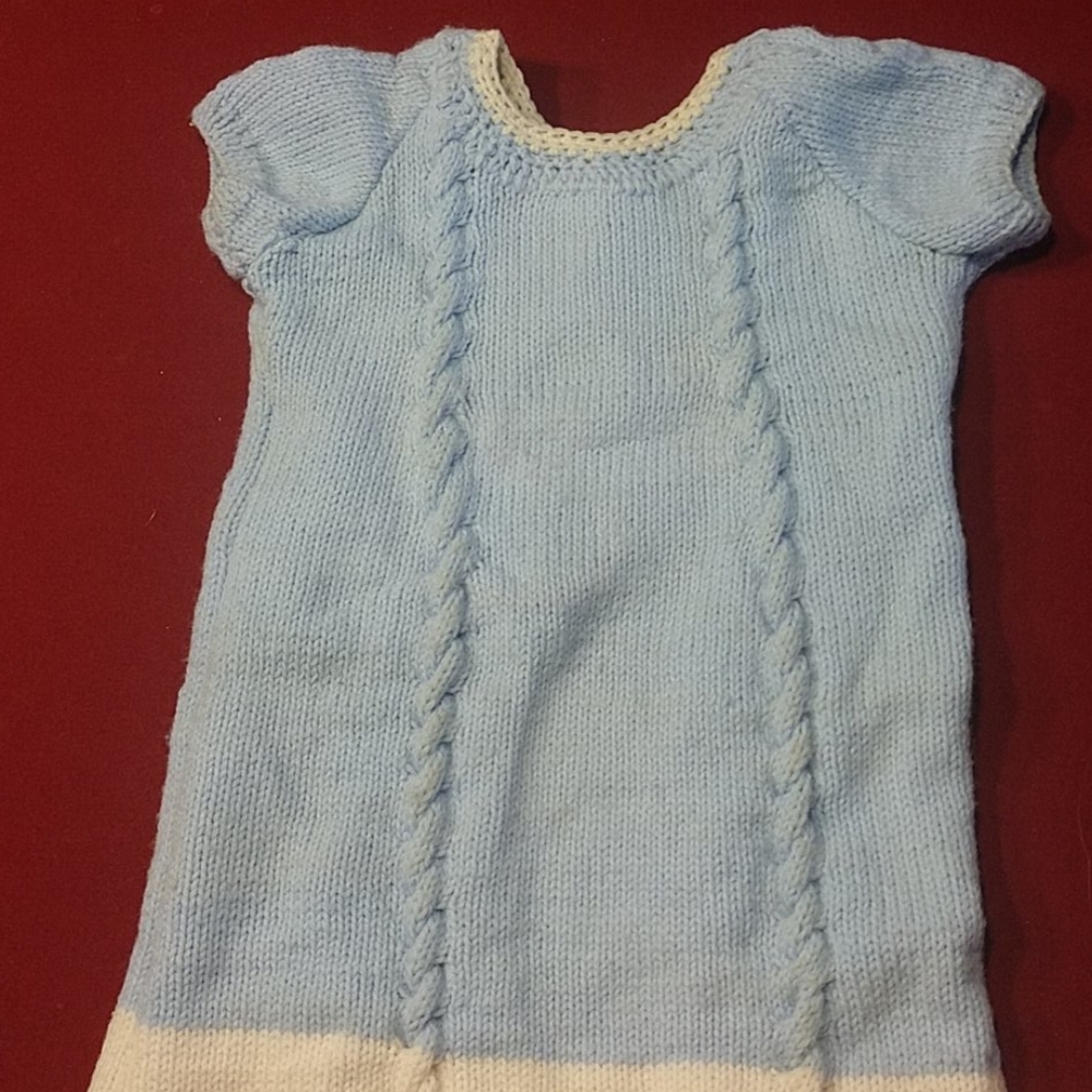 Hand made knit dresses